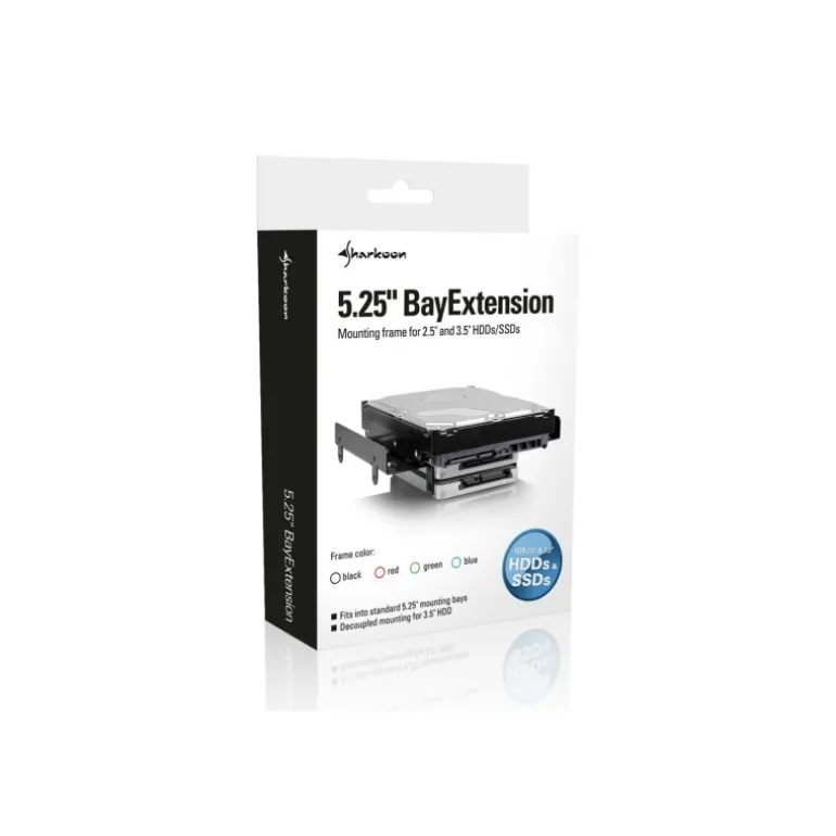Sharkoon 5.25" Bay Extension - Adaptador