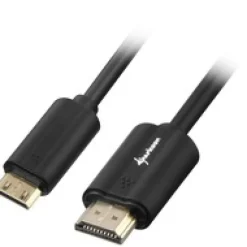 Sharkoon Cable HDMI a HDMI Mini 2.0 4K 3m Negro - Cable HDMI