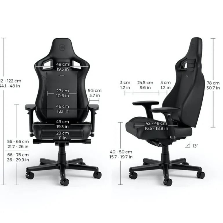 Silla Gaming Noblechairs Epic Compact Azul
