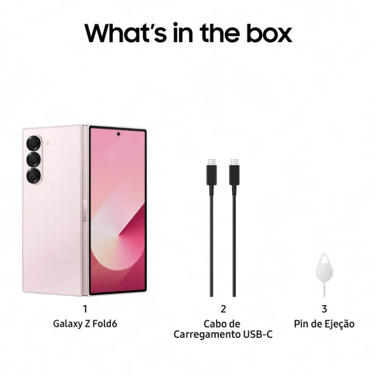 Smartphone/Móvil Samsung Galaxy Z Fold6 7.6" 12GB 256GB 5G Rosa