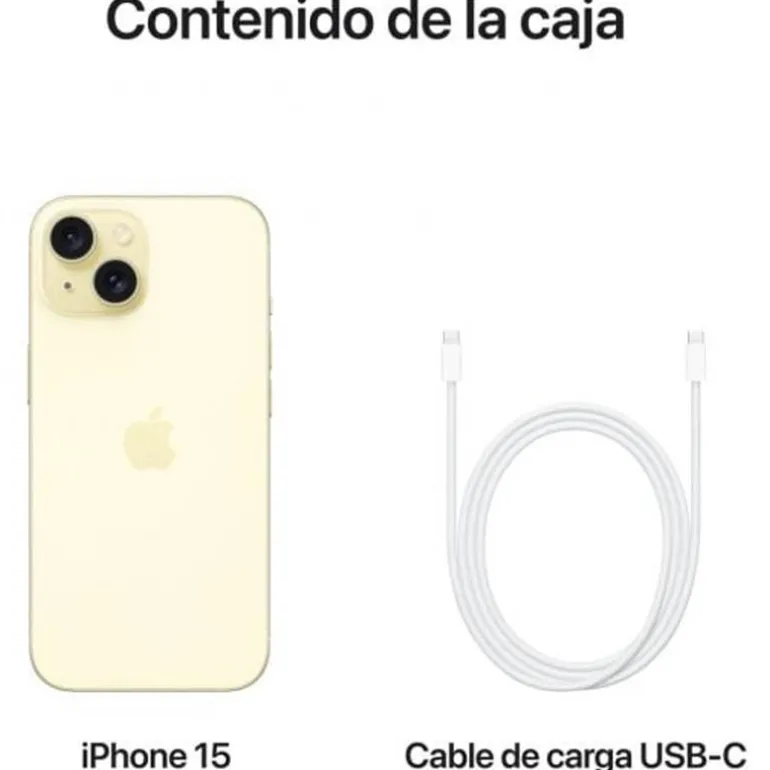 Smartphone/Móvil Apple iPhone 15 6.1" 6GB 256GB 5G Amarillo