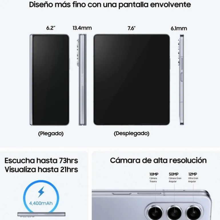 Smartphone/Móvil Samsung Galaxy Z Flip5 6.7" 8GB 512GB 5G Gris