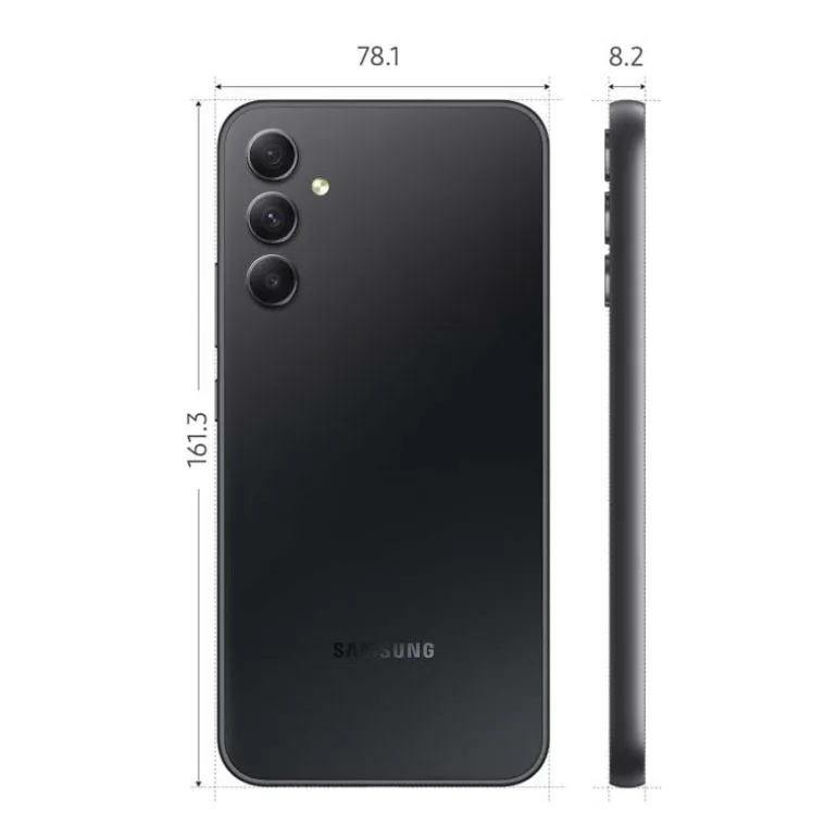 Smartphone/Móvil Samsung Galaxy A34 6.6" 8GB 256GB 5G Negro