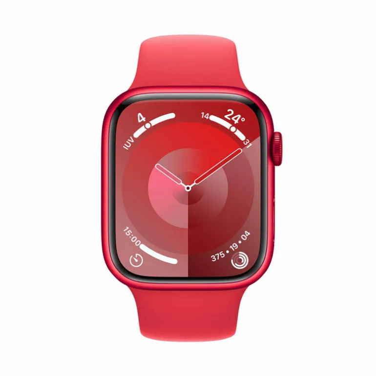 Smartwatch Apple Watch Series 9 45mm Caja Aluminio Rojo Correa Deportiva (PRODUCT) RED S/M