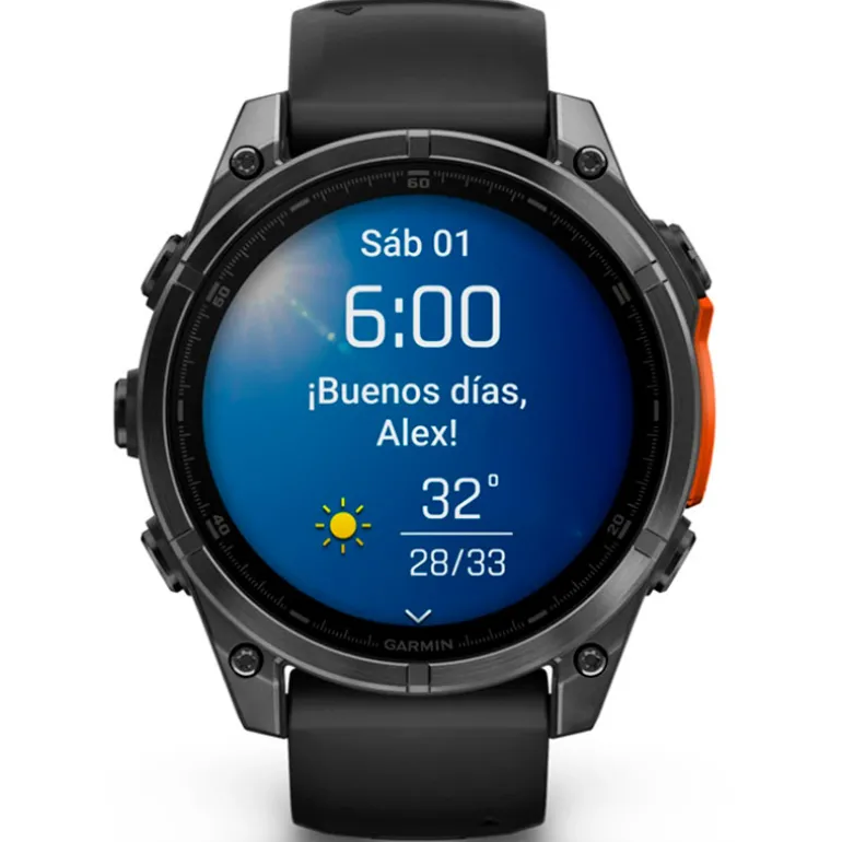 Smartwatch Garmin Fenix 8 1.3" AMOLED 51mm Negro