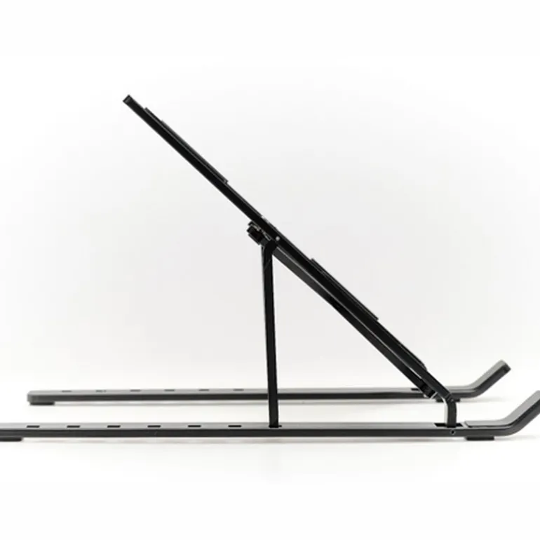 Soporte Portátil iggual IGG318201 Elevador Plegable 17" Negro