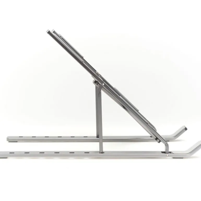 Soporte Portátil iggual IGG318195 Elevador Plegable 17" Plata