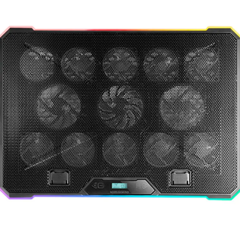Soporte Portátil Mars Gaming MNBC13 Refrigerador Stand RGB Hasta 17"
