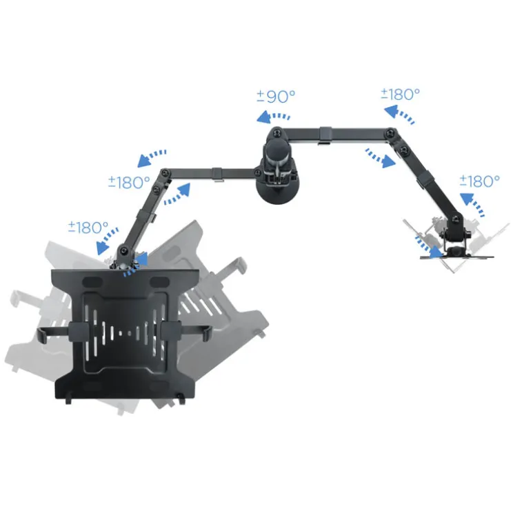 Soporte Tooq DB1200TN-B Sobremesa Monitor/Portátil