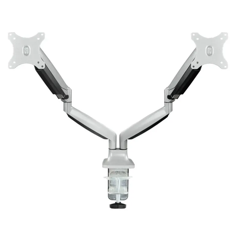 Soporte Tooq DB3132TNR-S Sobremesa Dual 13/32"