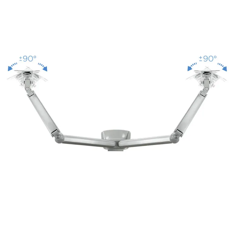 Soporte Tooq DB3132TNR-S Sobremesa Dual 13/32"