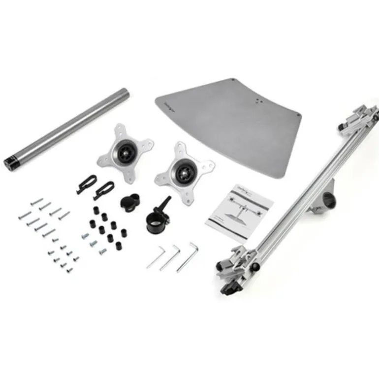 StarTech Base Soporte Para 2 Monitores / Horizontal / Plata - Soporte Monitor