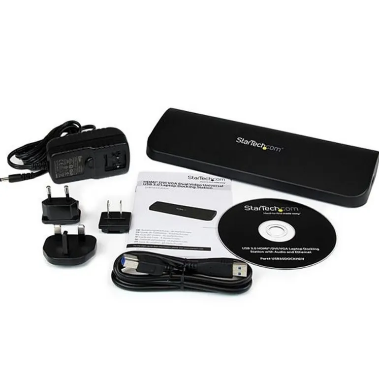 StarTech Dock Video HDMI y DVI/VGA Para Porttiles USB 3.0 - Dock Station