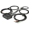Startech KVM 2 Puertos HDMI - USB 4K 60Hz - Adaptador