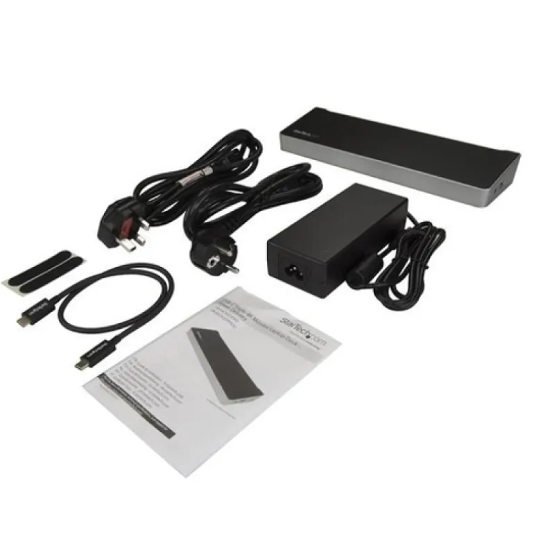 Startech USB-C Para Tres Monitores 4K Con 5x Puertos USB 3.0 - Dock Station