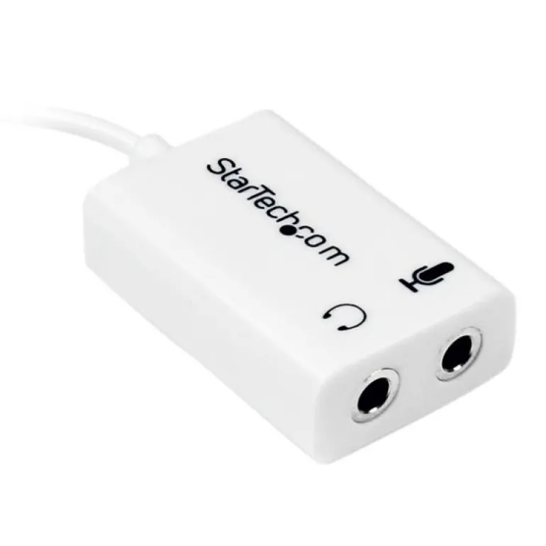 Startech Adaptador Auriculares Micrófono Mini-Jack 3.5mm 4 Pines Conectores Auriculares - Adaptador