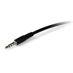Startech Cable Alargador de Auriculares Minijack Macho/Hembra 2m - Cable Audio/Vídeo