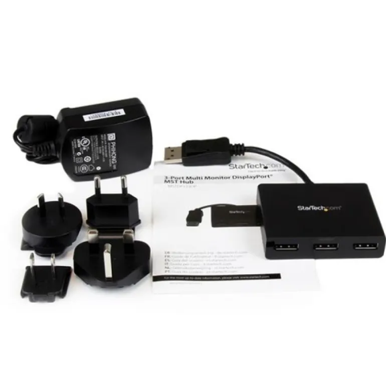 Startech Concentrador MST DisplayPort a 3x DisplayPort - Adaptador