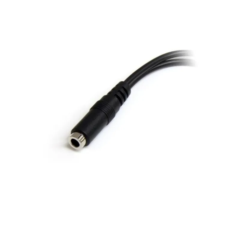 Startech Divisor Auriculares 2x Mini-Jack 3.5mm 3 Pines a Mini-Jack 4 Pines - Adaptador