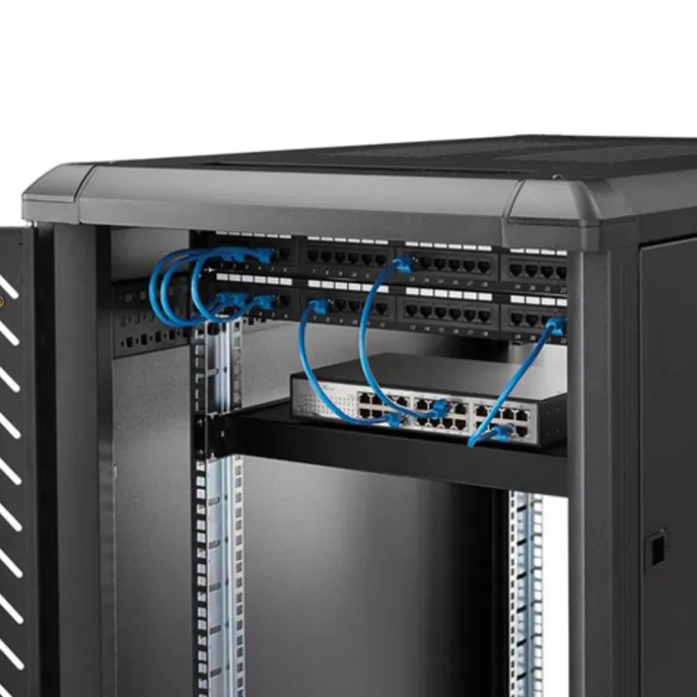 StarTech Estante Bandeja Fijo Para Gabinete Rack de Servidores 1U Profundidad Ajustable - Estante