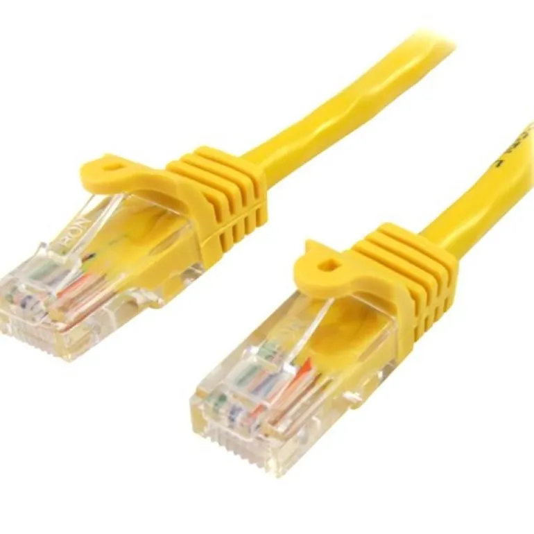 Startech RJ45 Cat.5e UTP Fast Ethernet 1m Amarillo - Cable Red