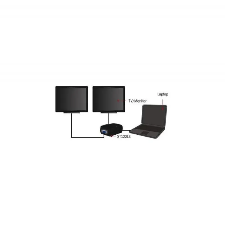 Startech VGA 2 Puertos Alimentado USB - Divisor de Vídeo