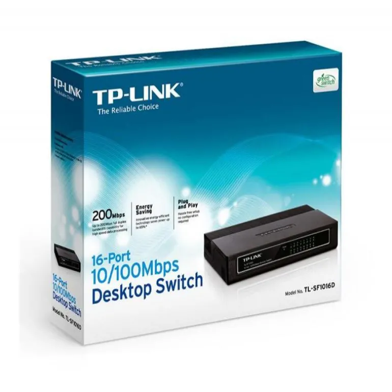Switch TP-Link 16 Puertos 10/100 TL-SF1016D