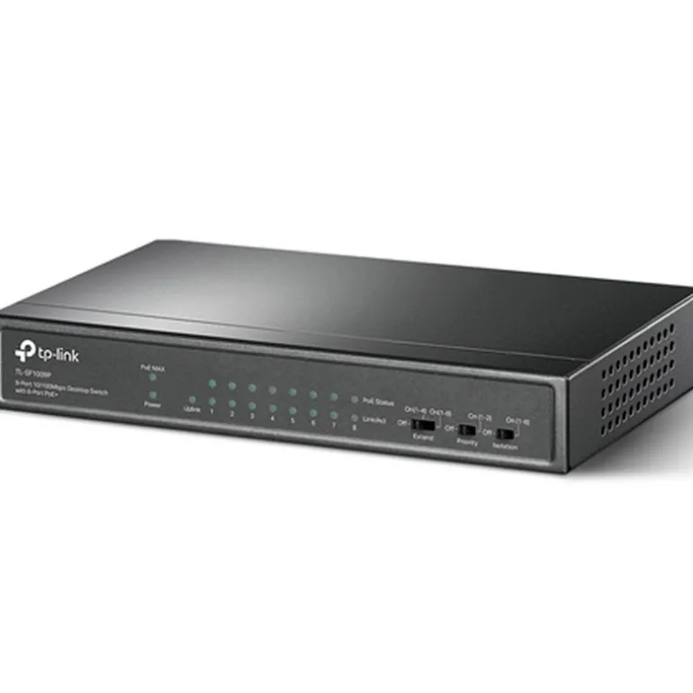 Switch TP-Link TL-SF1009P De Sobremesa 9 Puertos Con 8 PoE+
