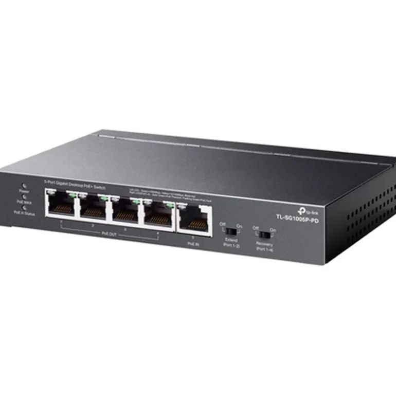 Switch TP-Link TL-SG1005P-PD 5 Puertos PoE Negro