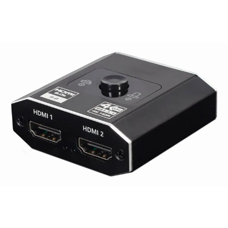 Switch Video Gembird Conmutador Bidireccional HDMI 4K 2 Puertos