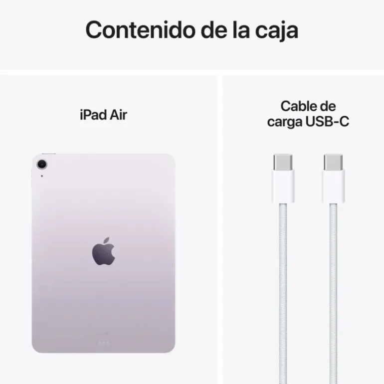 Tablet Apple iPad Air 2024 3 Gen 11" M3 8GB 512GB Wi-Fi Púrpura