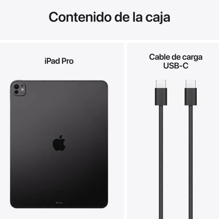 Tablet Apple iPad Pro 2024 13" M4 16GB 2TB Wi-Fi + Cellular Negro Espacial