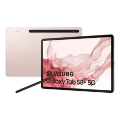 Tablet Samsung Galaxy Tab S8+ 5G 12.4" 8GB 128GB Oro Rosado Android