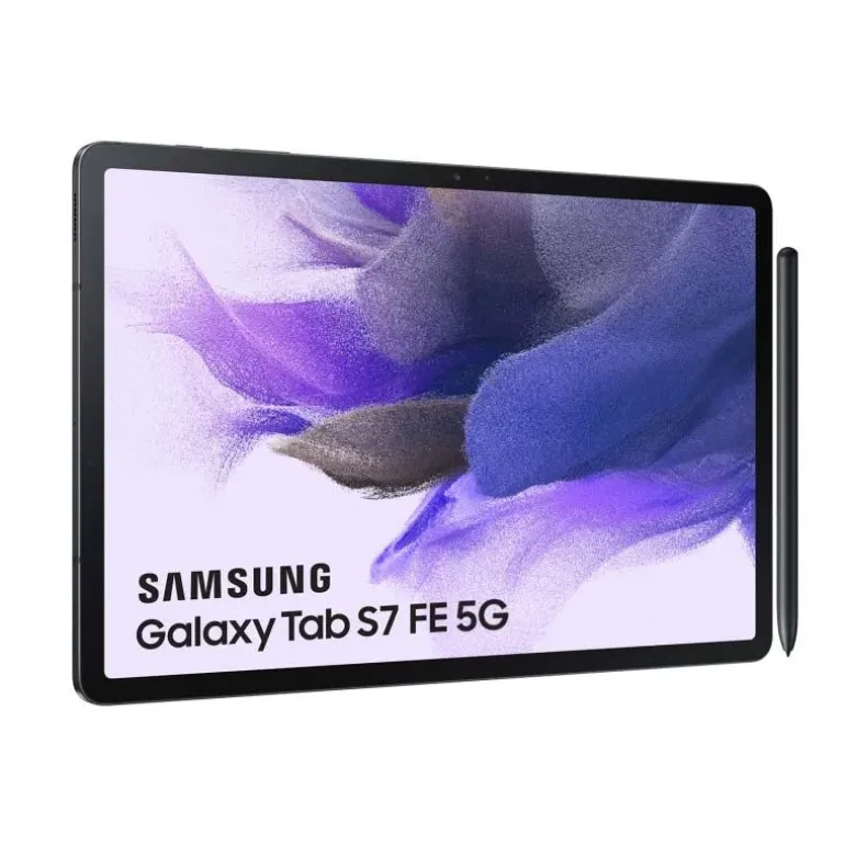 Tablet Samsung Galaxy Tab S7 FE 5G 12.4" 6GB 128GB Negro Android