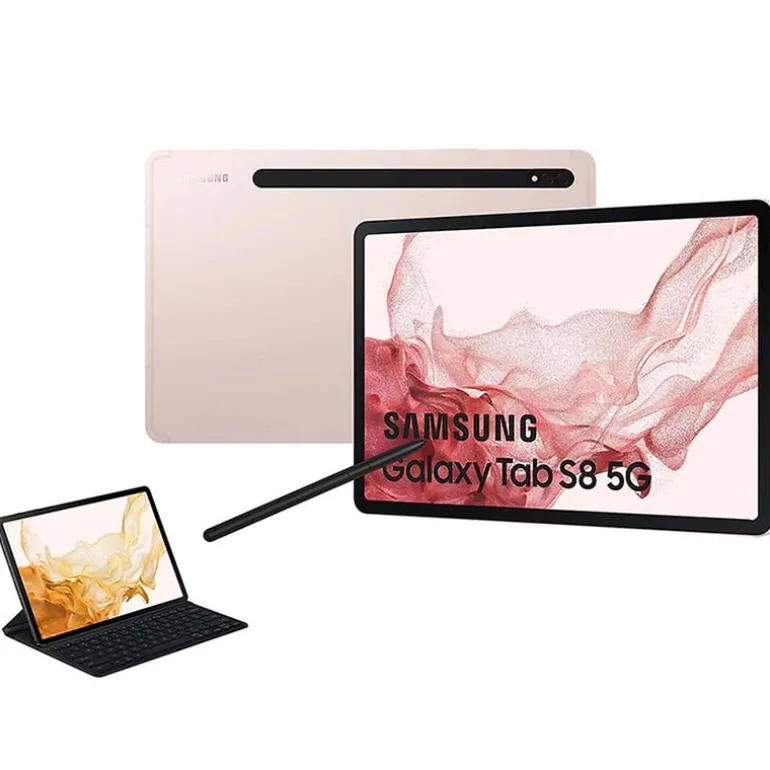 Tablet Samsung Galaxy Tab S8 5G 11" 8GB 128GB Oro Rosado Android