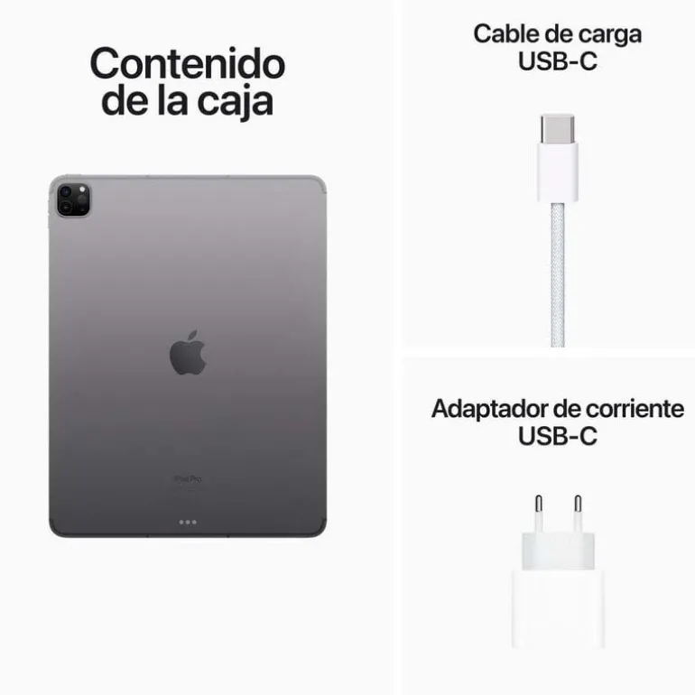 Tablet Apple iPad Pro 2022 12.9" M2 16GB 2TB Wi-Fi + Cellular Gris Espacial