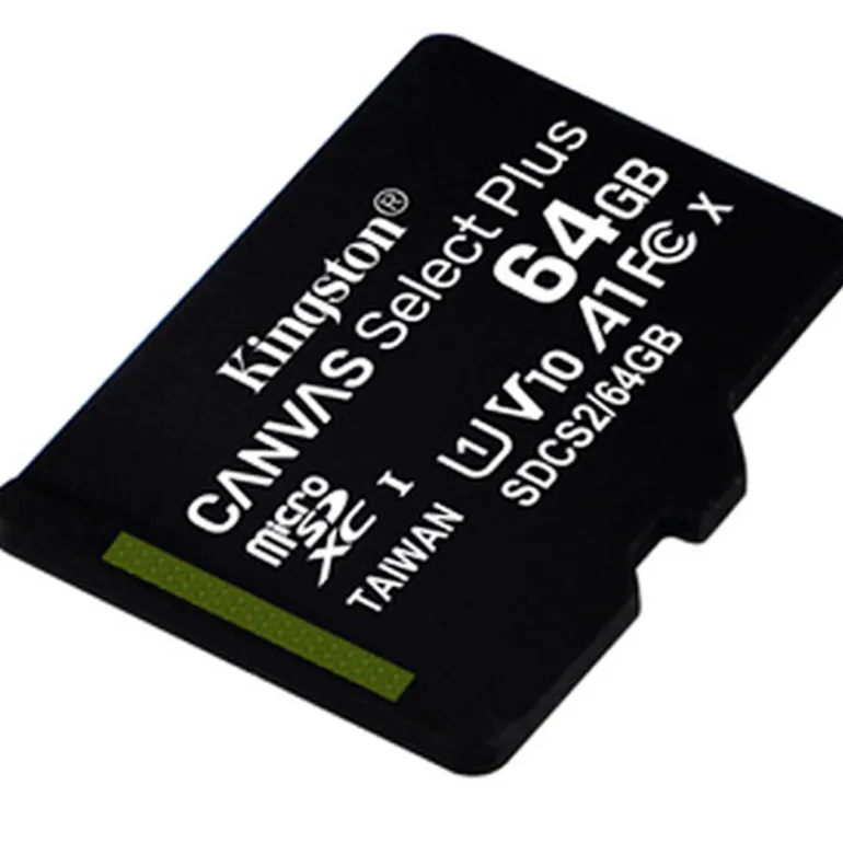 Tarjeta Memoria Kingston Canvas Select Plus 64GB microSDXC Clase 10