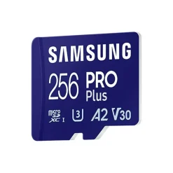 Tarjeta Memoria Samsung PRO Plus 2023 256GB Azul + Adaptador SD