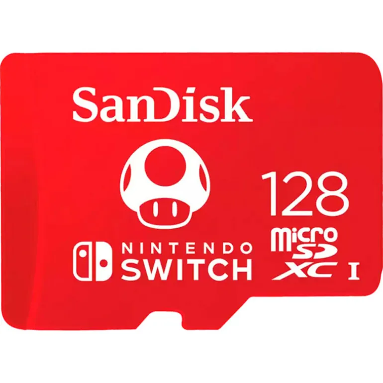 Tarjeta Memoria Sandisk microSDXC 128GB Con Licencia De Nintendo