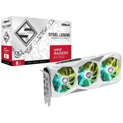 Tarjeta Gráfica ASRock AMD Radeon RX 7600 Steel Legend OC 8GB GDDR6