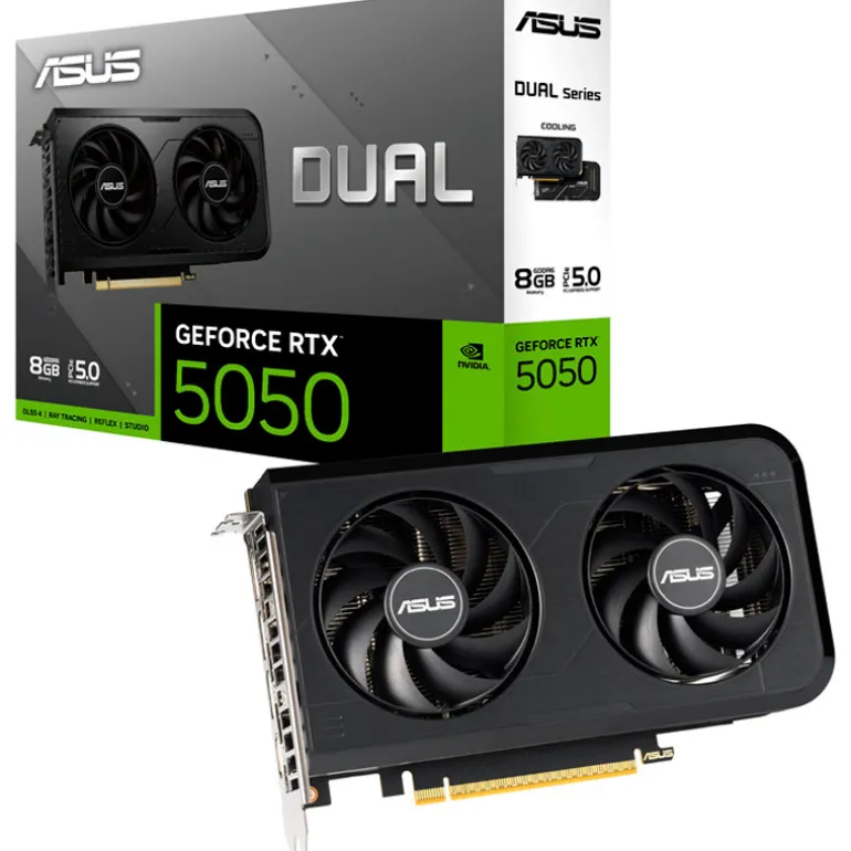 Tarjeta Gráfica Asus Dual GeForce RTX 5050 8GB GDDR6 DLSS4