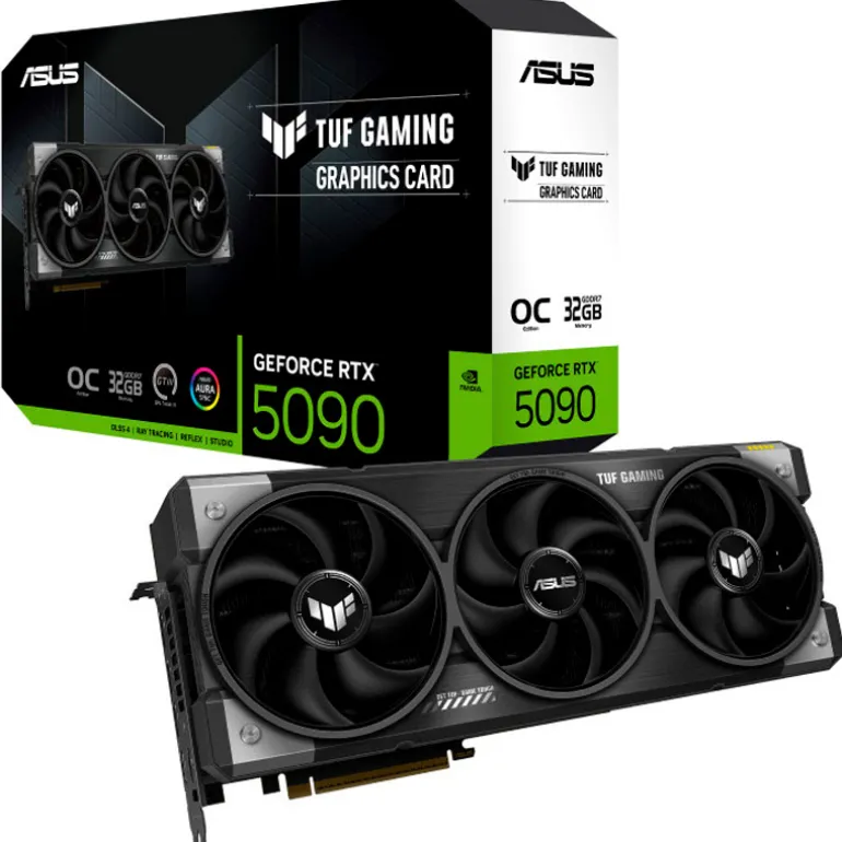 Tarjeta Gráfica Asus TUF Gaming GeForce RTX 5090 OC 32GB GDDR7 DLSS4
