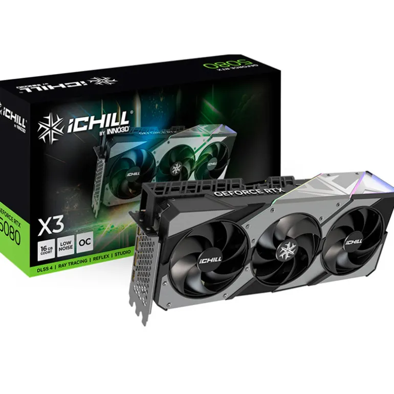 Tarjeta Gráfica INNO3D GeForce RTX 5090 iCHILL X3 OC 32GB GDDR7 DLSS4
