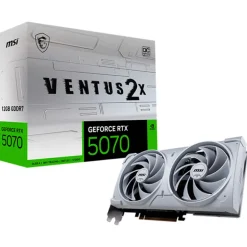 Tarjeta Gráfica MSI GeForce RTX 5070 GAMING TRIO OC WHITE 12GB GDDR7 DLSS4