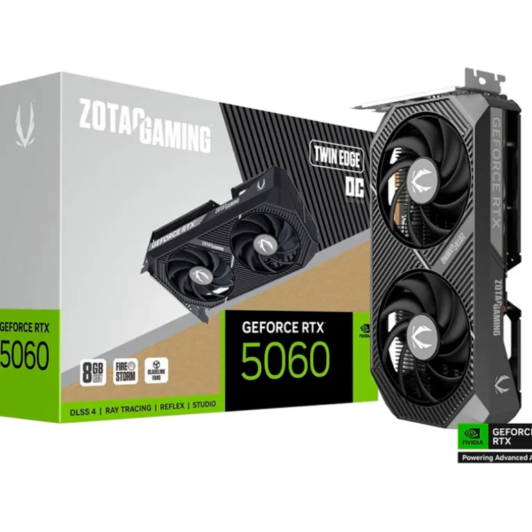 Tarjeta Gráfica Zotac Gaming GeForce RTX 5060 Ti AMP 8GB GDDR7 DLSS4
