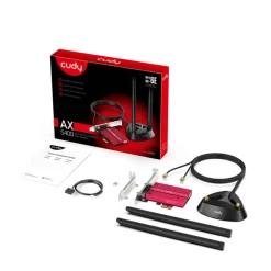 Tarjeta Red Cudy WE3000 AX5400 Wi-Fi 6 Bluetooth 5.2