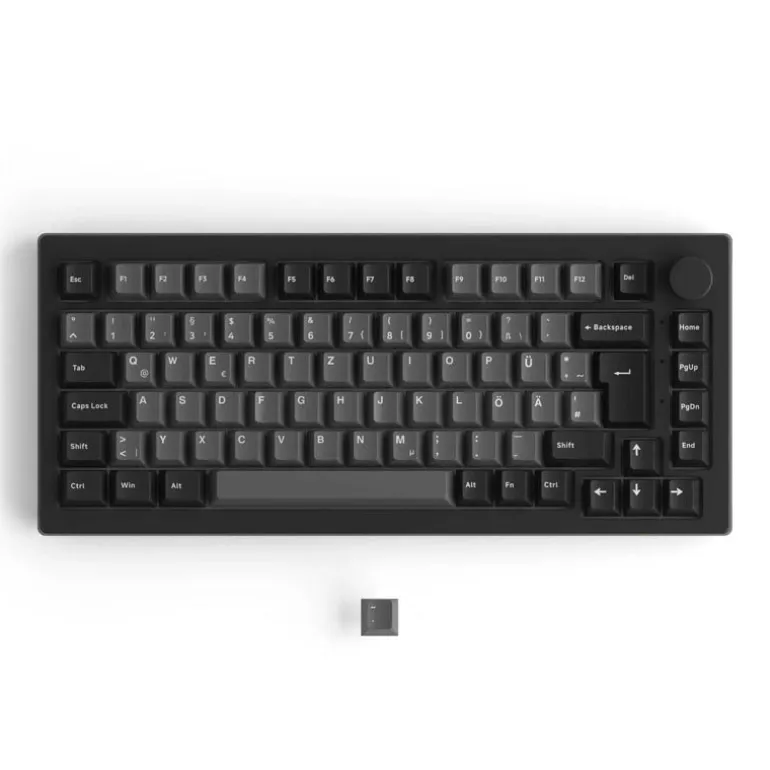 Teclado Akko 5075 Plus S ISO-DE Hot-Swappable Switch V3 Cream Yellow Pro Wireless