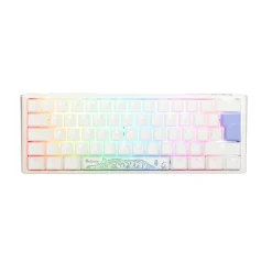 Teclado Ducky One 3 Classic Mini 60% Hot-Swap RGB MX-Silver Blanco