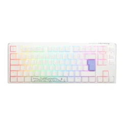Teclado Ducky One 3 Classic TKL Hot-Swap RGB MX-Clear Blanco