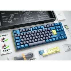 Teclado Ducky One 3 Daybreak TKL Hot-Swap RGB MX-Clear